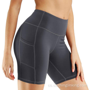 Short Pocket Non-See-Through Shorts di Yoga